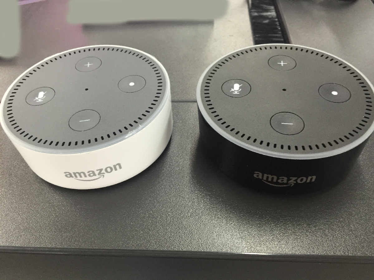Amazon Echo Dot 2 Farbe weiss und schwarz