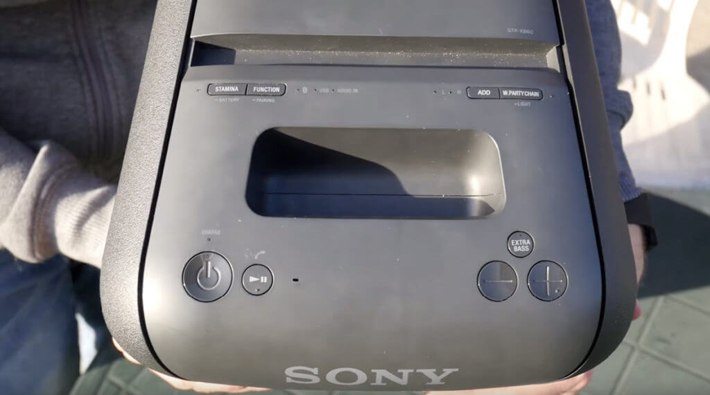 Sony-GTK-XB60-Bedienelemente