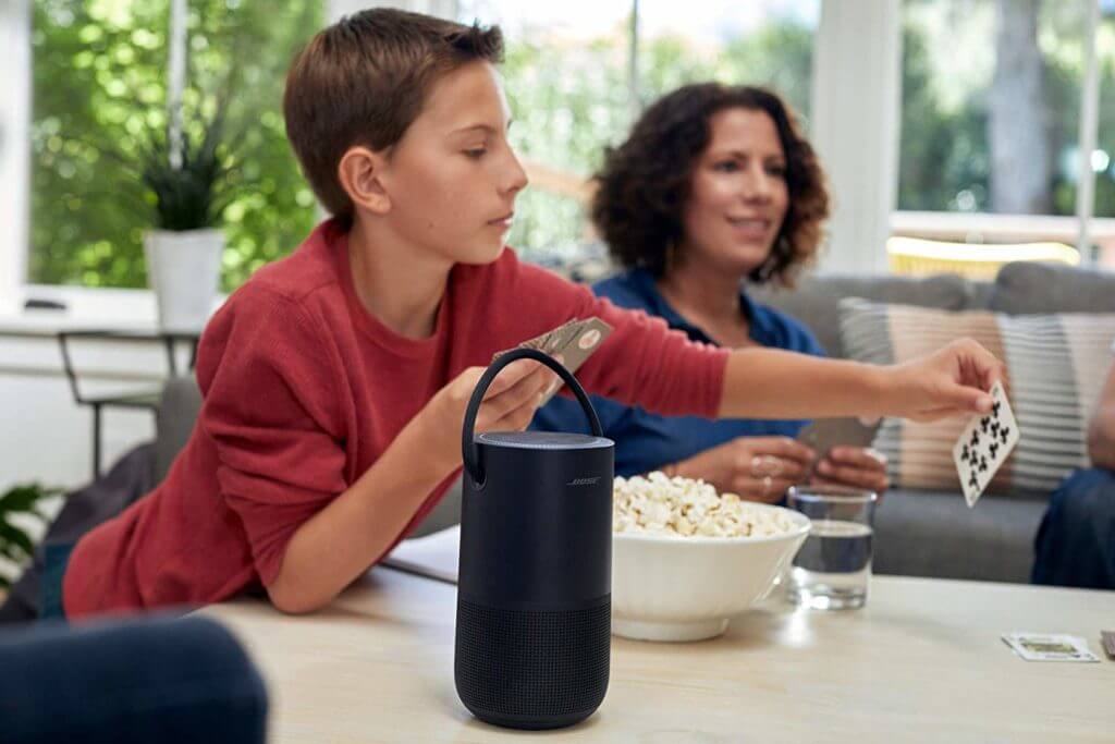Bose Portable Home Speaker – mit integrierter Alexa-Sprachsteuerung, in Schwarz