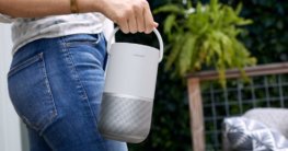 Bose Portable Home Speaker – mit integrierter Alexa-Sprachsteuerung, in Silber